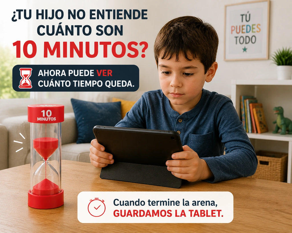 Set Tiempo Visual™ 6 Relojes de Arena para Niños
