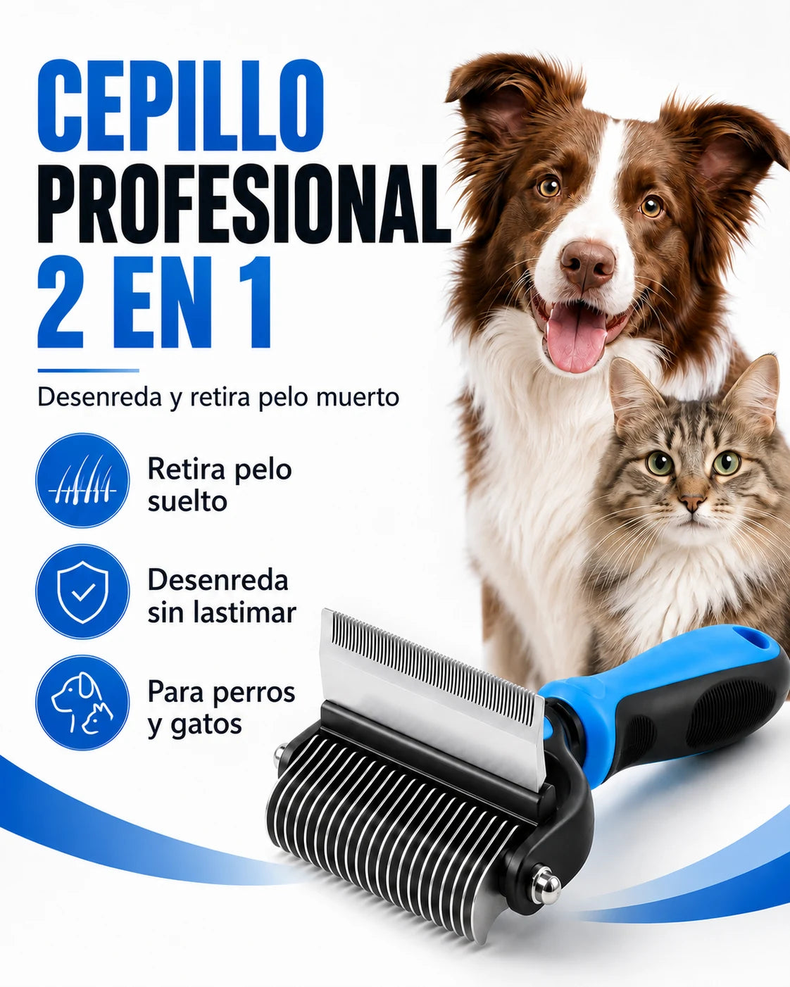 CEPILLO PROFESIONAL 2 EN 1